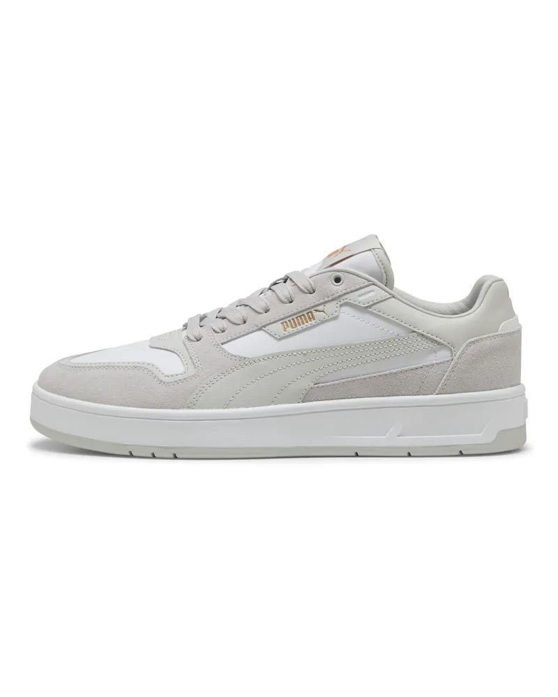 Puma Court Classic Sneakers aus Wildleder Unisex, Schuhe, WeiÃŸ Weiãÿ