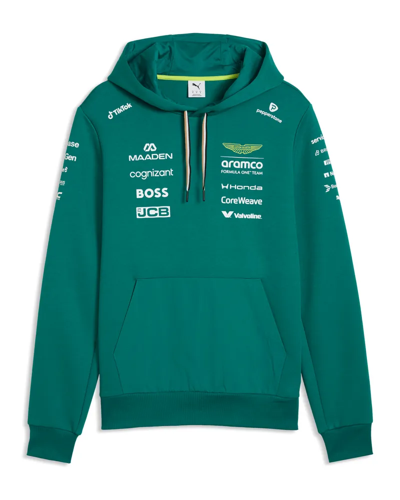 Puma x ASTON MARTIN ARAMCO F1Â® TEAM Replica Hoodie Unisex, Accessoires, GrÃ¼n Grã¼n