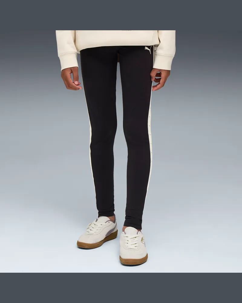 Puma Essentials Tape Leggings Teenager, Kleidung, Schwarz Schwarz