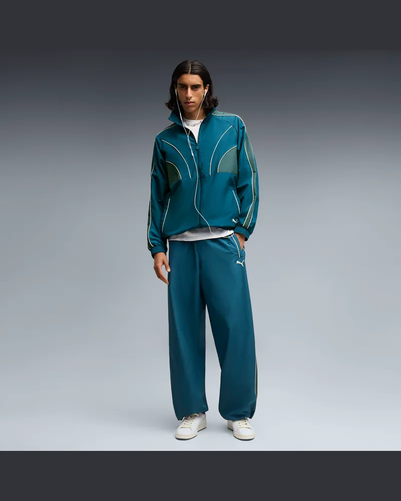 Puma T7 Oversized Trainingshose Herren, Kleidung, Blau Blau