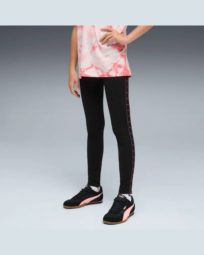 Puma Essentials Tape Leggings Teenager, Kleidung, Schwarz Schwarz