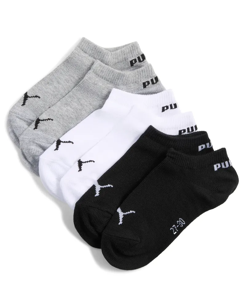 Puma Sneakersocken Teenager (3er-Pack), Accessoires, Grau Grau