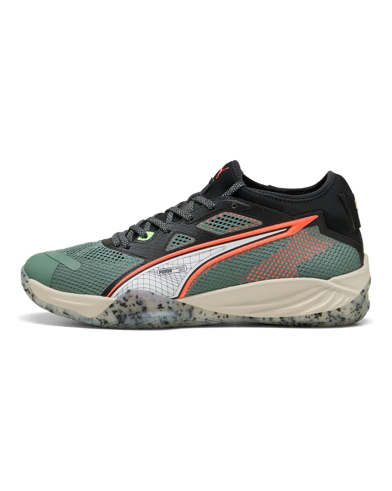 Puma Eliminate NITRO™ SQD 4 Handballschuhe Unisex, Schuhe, Grün Grün