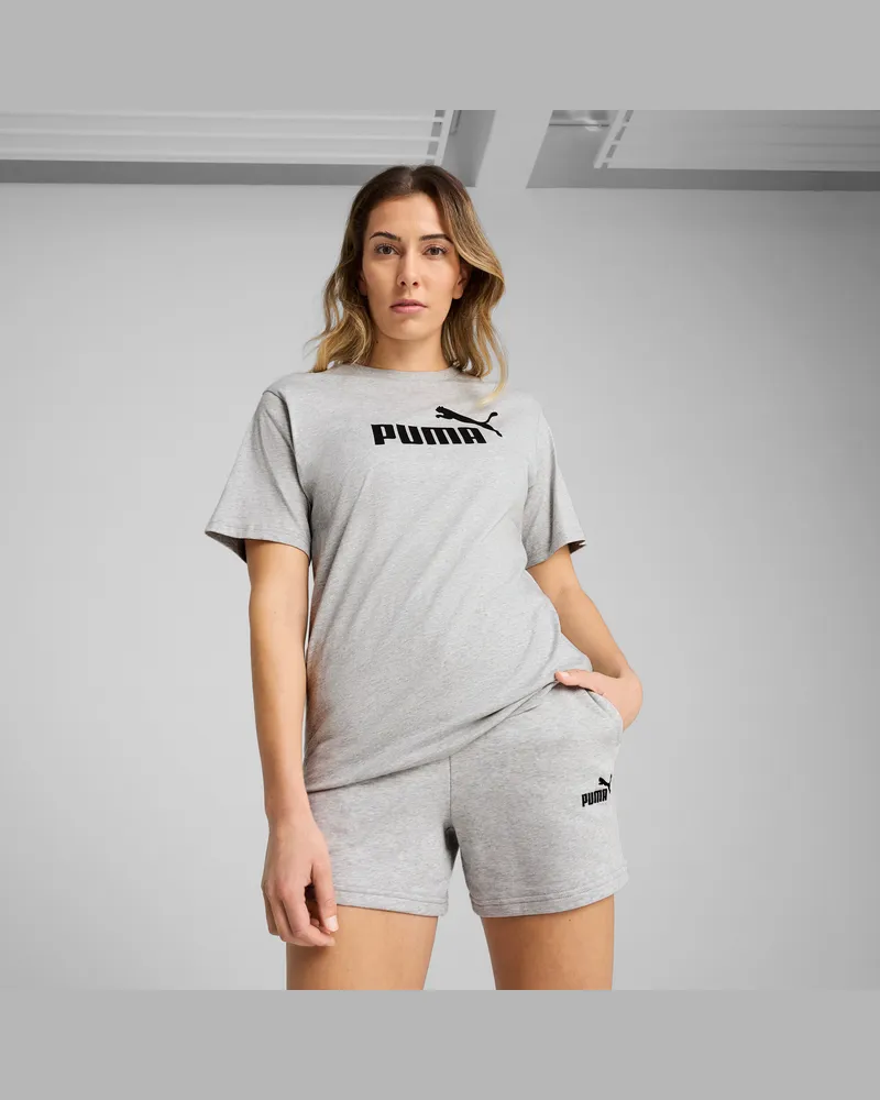 Puma Essentials No. 1 Logo Relaxed T-Shirt Damen, Kleidung, Grau Grau