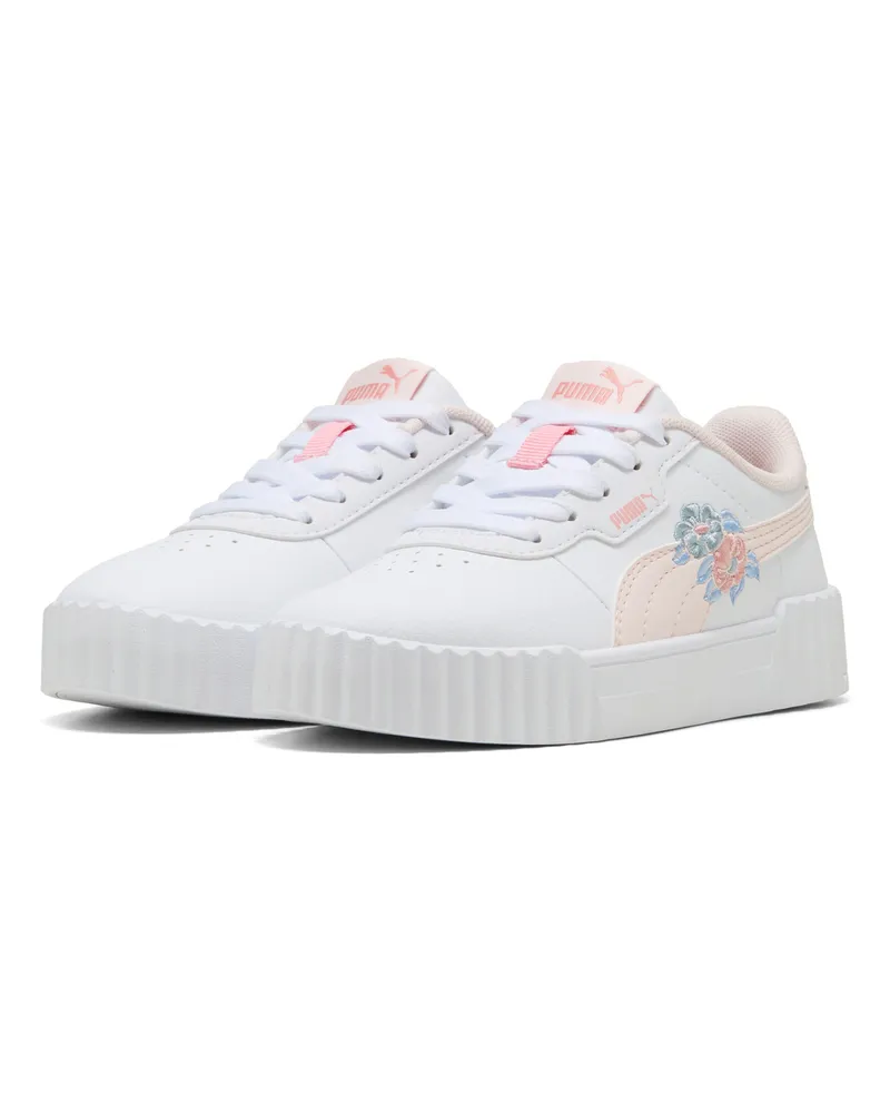 Puma Carina 3.0 Floral Sneakers Kinder, Accessoires, Weiß Weiß