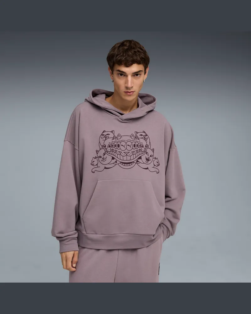 Puma x RIPNDIP Boxy Hoodie Unisex, Accessoires, Lila Lila