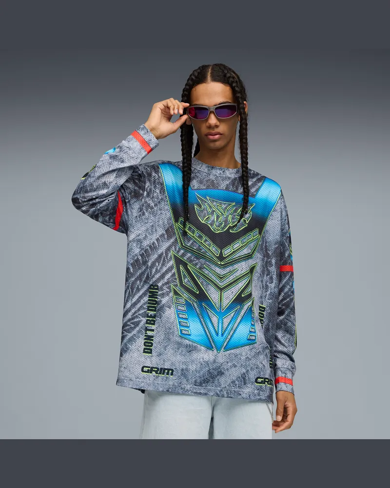 Puma A$AP ROCKY x  Moto Armor Langarmshirt Unisex, Kleidung, Weiß Weiß