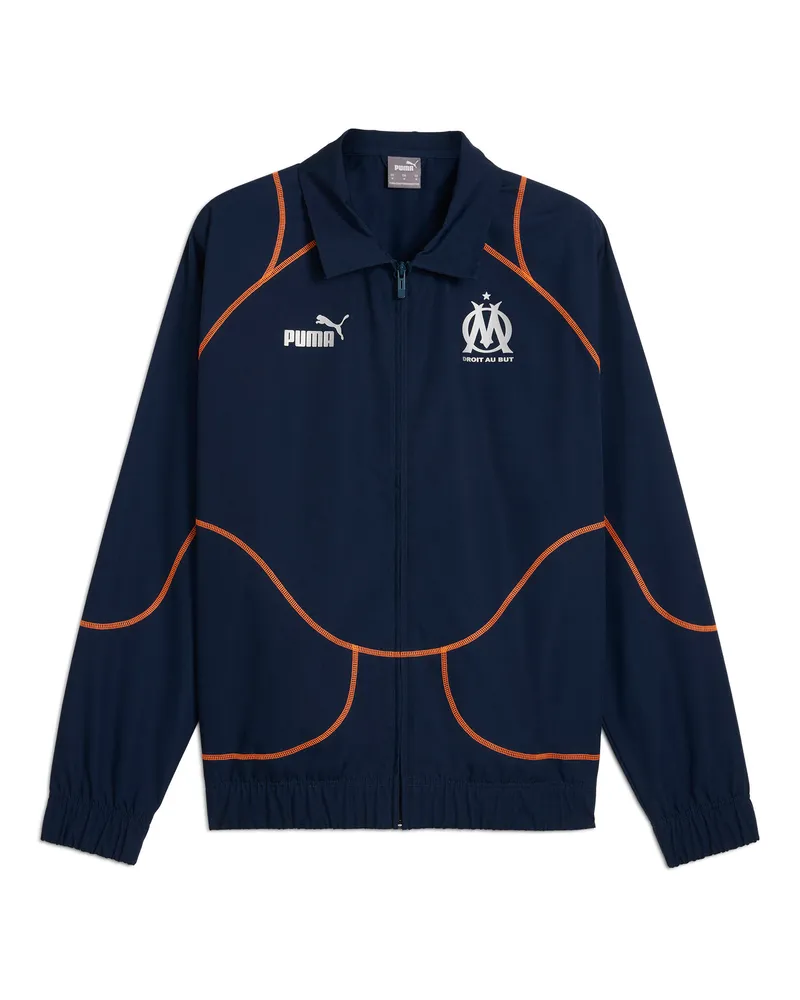 Puma Olympique de Marseille ftblSTATEMENT Trainingsjacke, Kleidung, Blau Blau