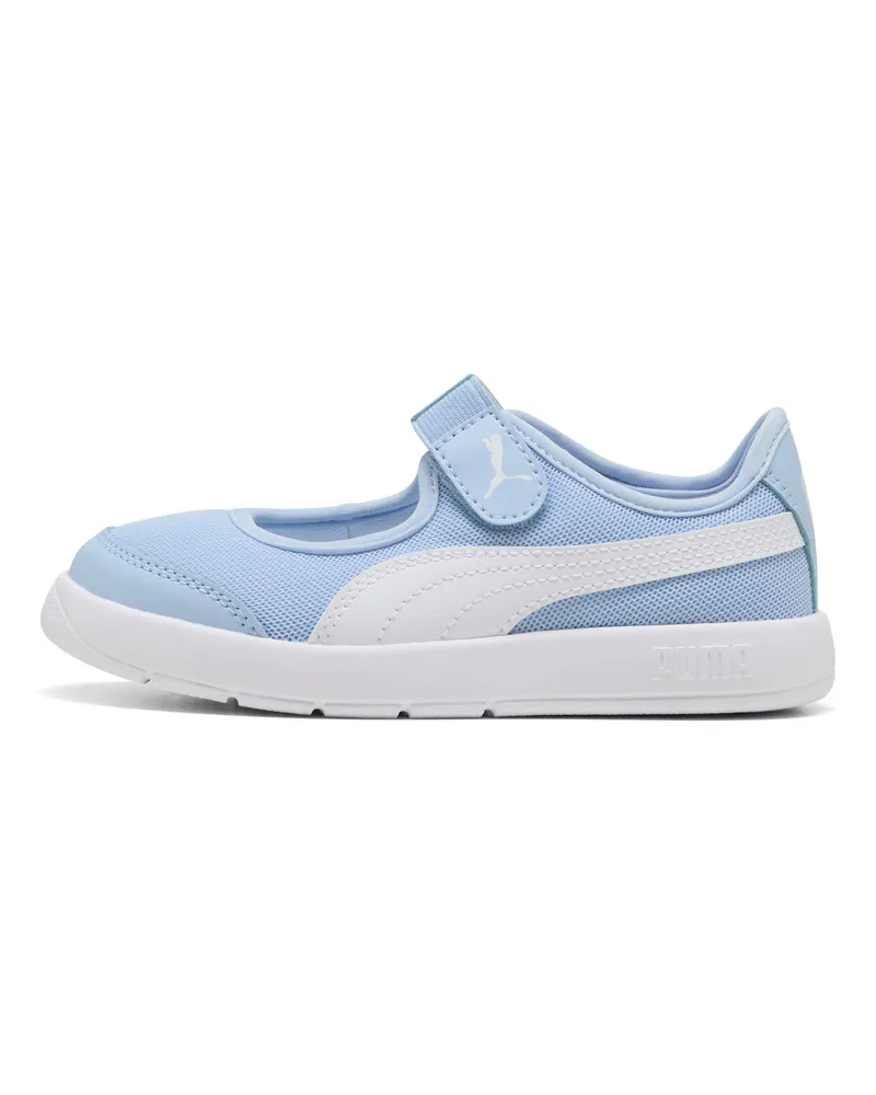 Puma Courtflex v3 Lina Sneakers Kinder, Schuhe, Blau Blau