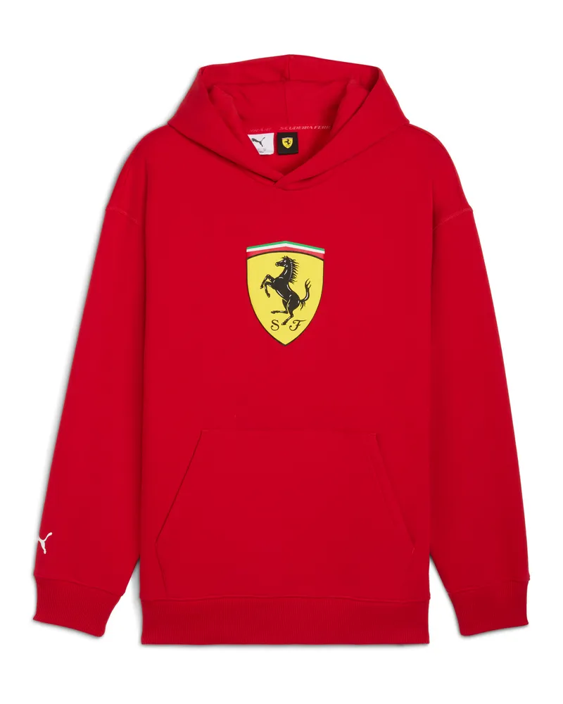 Puma Scuderia Ferrari Sportswear Shield Hoodie Herren, Accessoires, Rot Rot