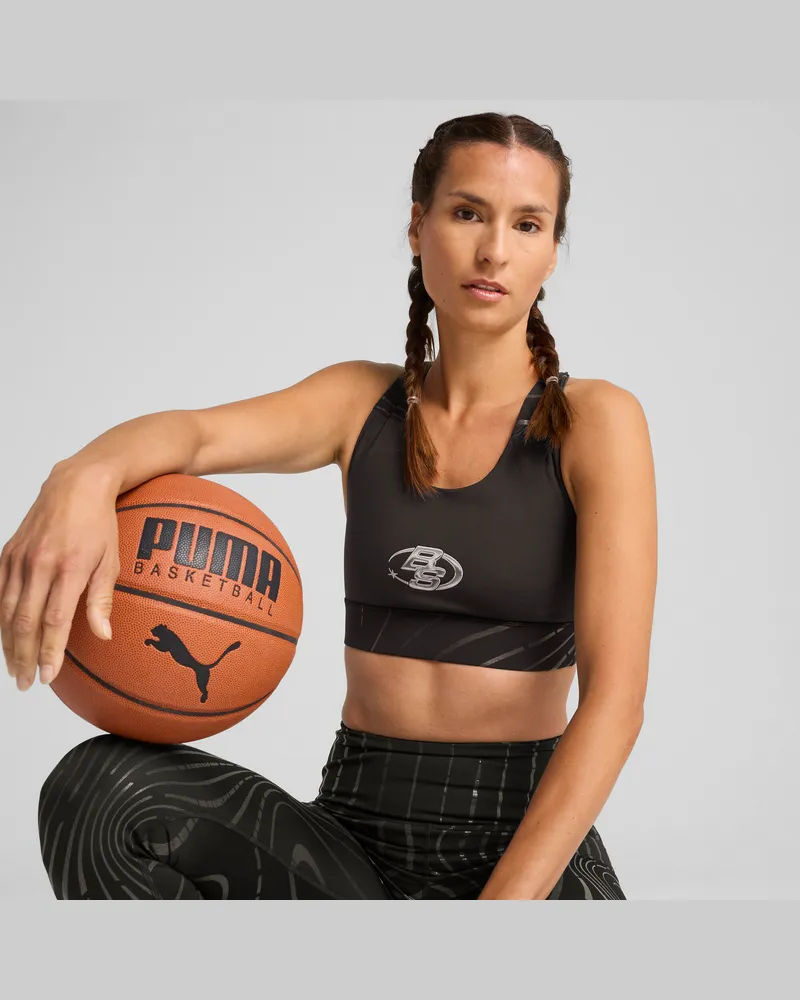 Puma Stewie 4 Prism Basketball-BH Damen, Kleidung, Schwarz Schwarz