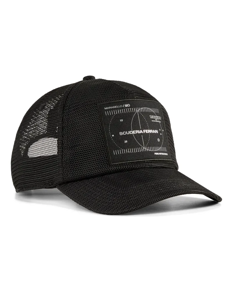 Puma Scuderia Ferrari Lifestyle Trucker Cap, Accessoires, Schwarz Schwarz