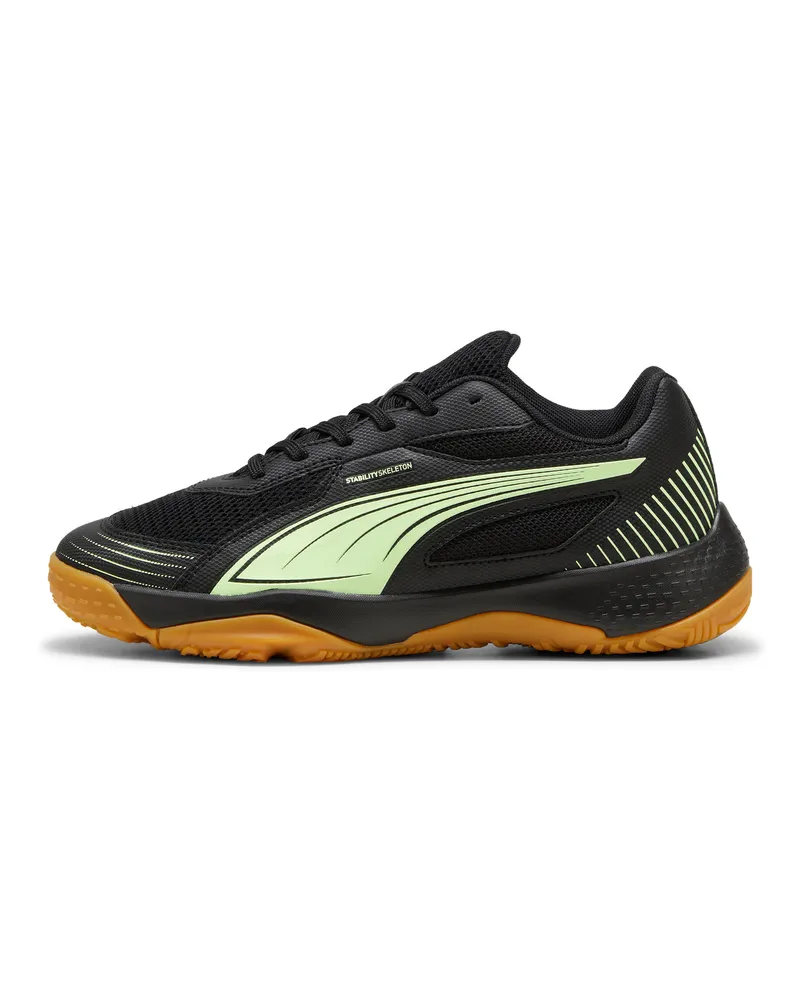 Puma Solarflash III Hallensportschuhe Teenager, Schuhe, Schwarz Schwarz