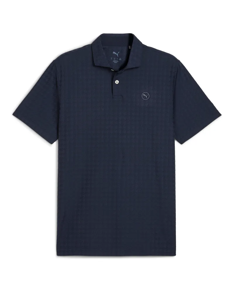 Puma MATTR Houndstooth Golfpolo Herren, Kleidung, Blau Blau
