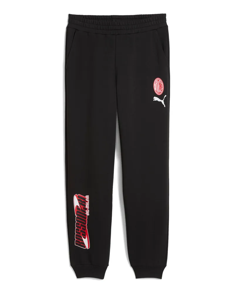 Puma AC Milan FtblCulture Jogginghose Herren, Accessoires, Schwarz Schwarz