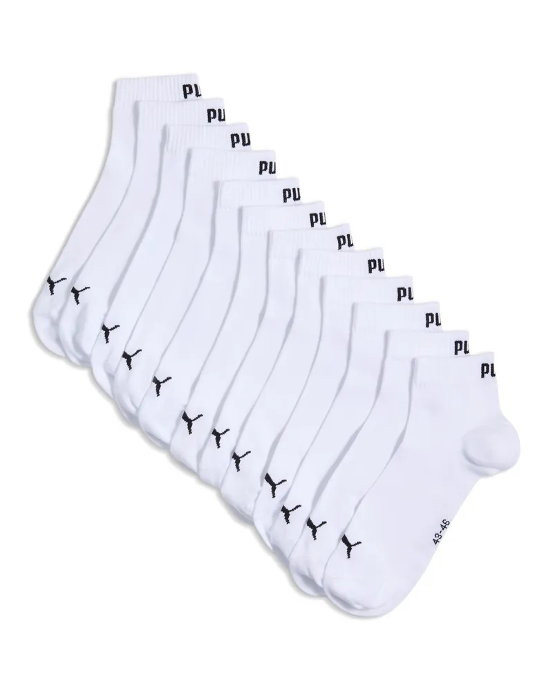 Puma Kurze Crew-Socken im 6er-Pack, Kleidung, WeiÃŸ Weiãÿ