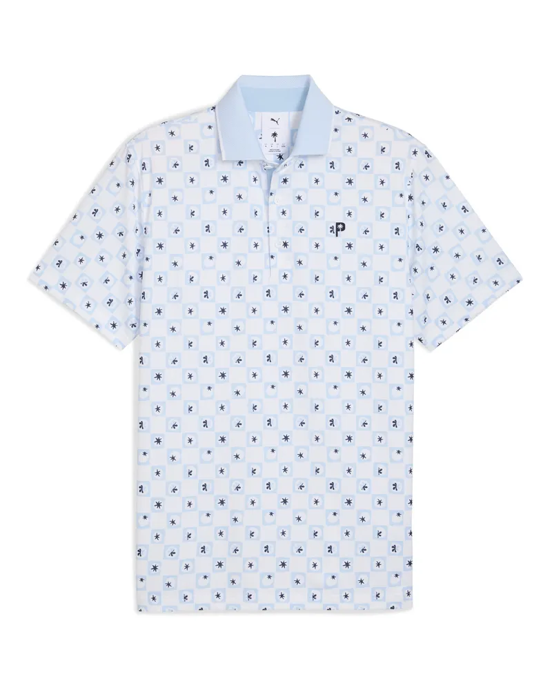 Puma x PALM TREE CREW Micro Golfpolo Herren, Kleidung, Weiß Weiß