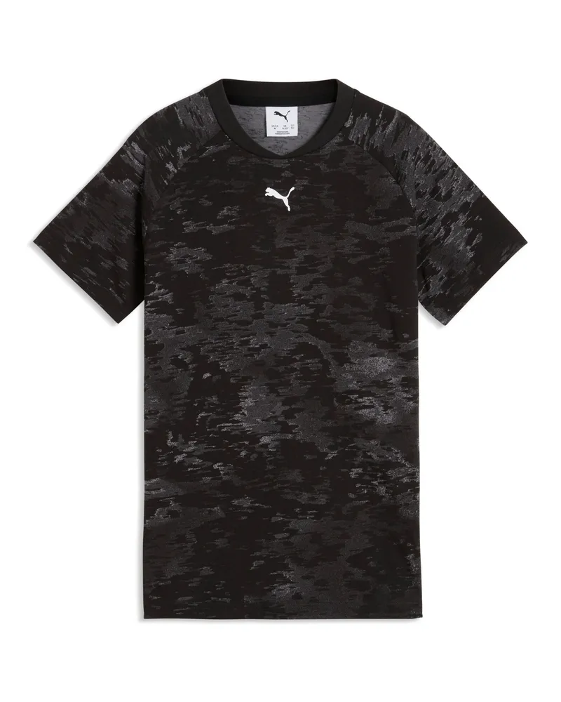 Puma Sport Camo T-Shirt Teenager, Accessoires, Schwarz Schwarz