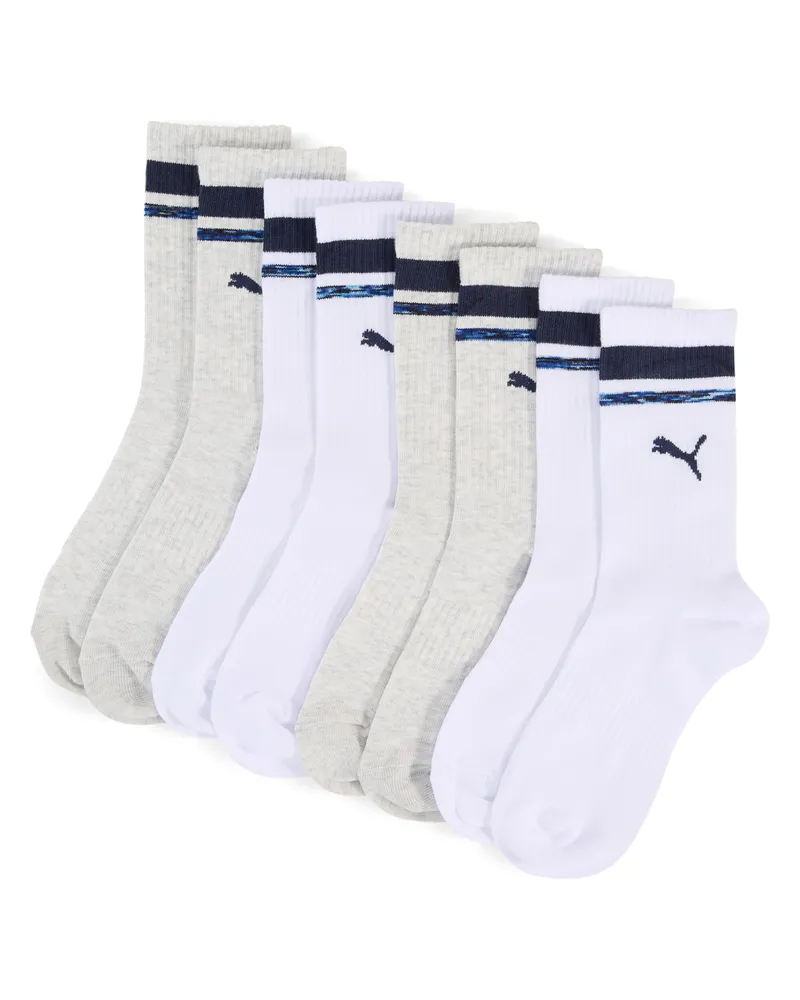 Puma Crew Socken Kinder (4er-Pack), Kleidung, WeiÃŸ Weiãÿ