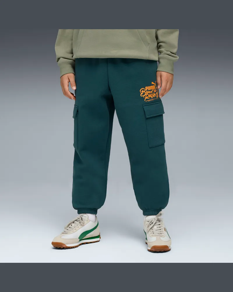 Puma MID90s Cargo-Jogginghose Teenager, Kleidung, Grün Grün