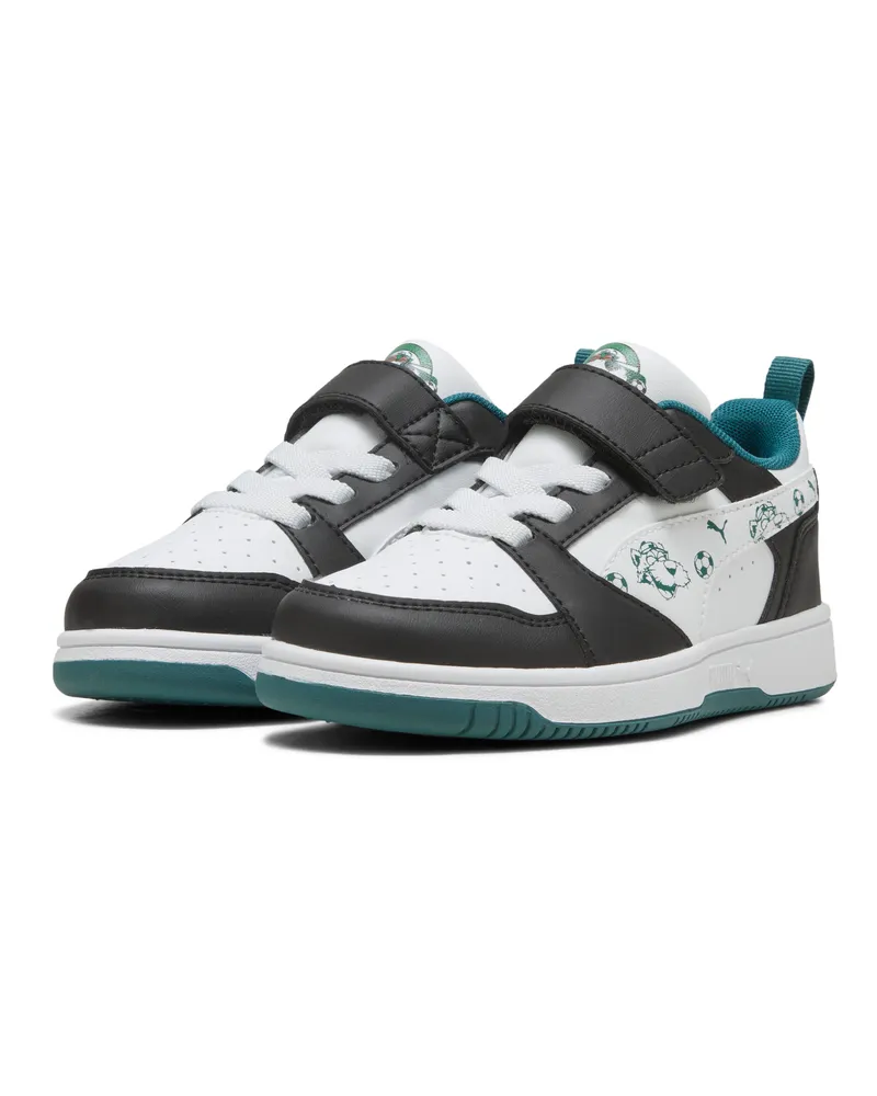 Puma Super  Rebound V6 Low Sneakers Kinder, Accessoires, Schwarz Schwarz