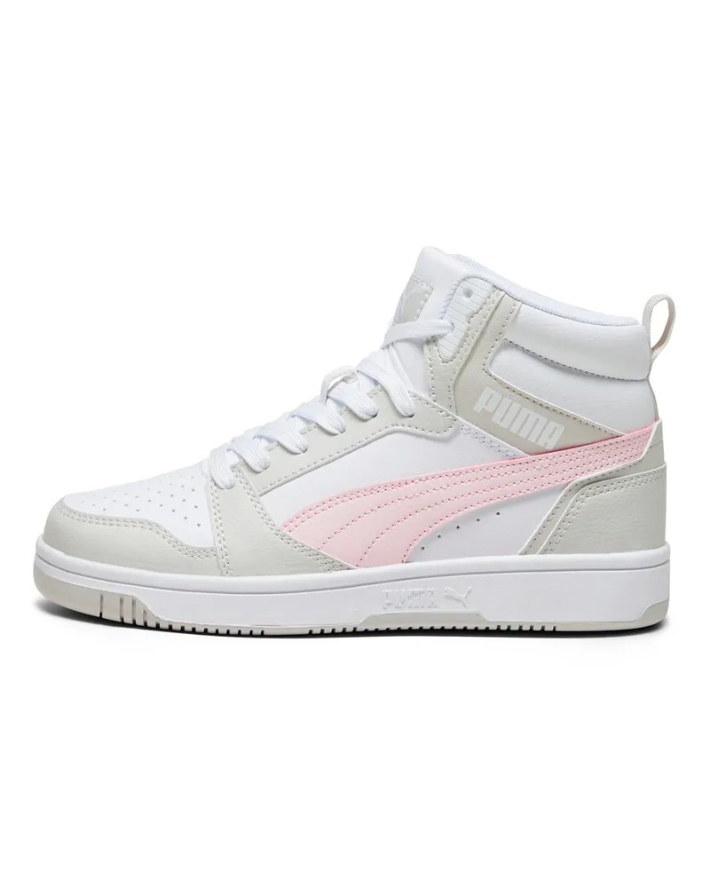 Puma Rebound V6 Mid Sneakers Teenager, Schuhe, Weiß Weiß