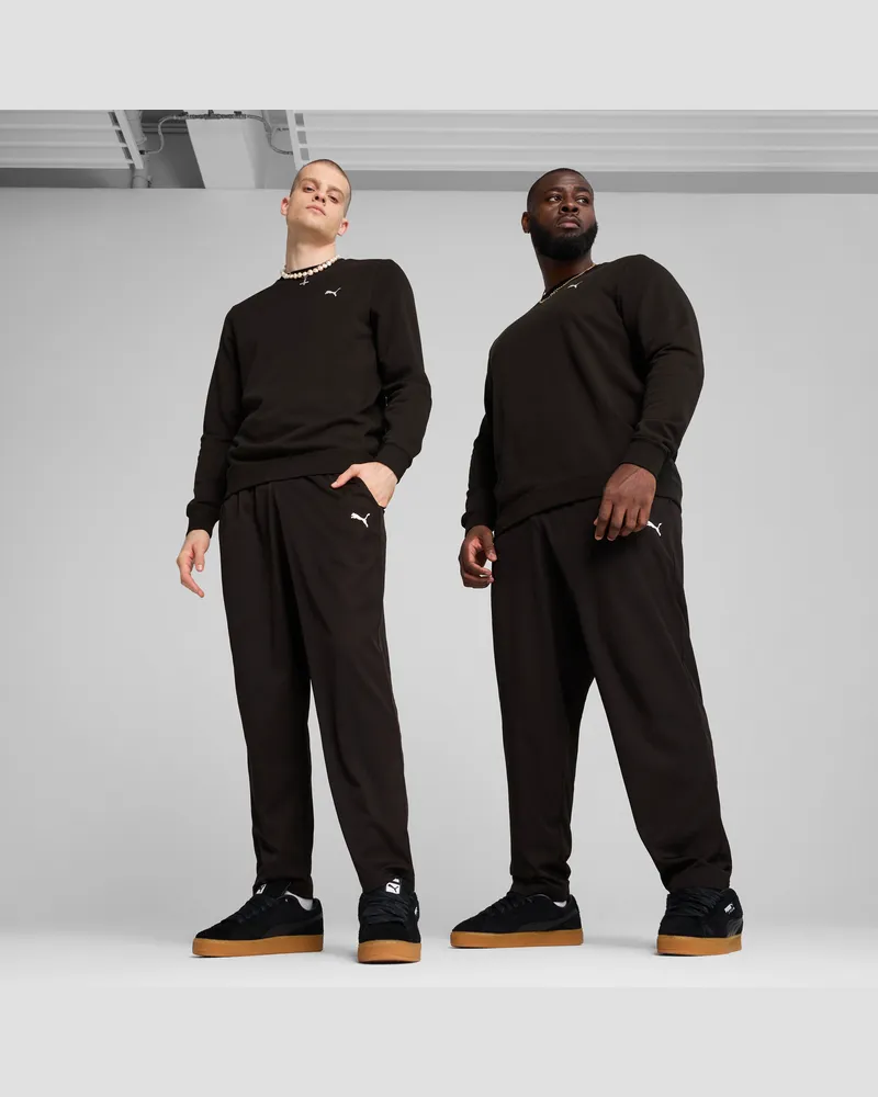 Puma Essentials Gewebte Hose Herren, Kleidung, Schwarz Schwarz