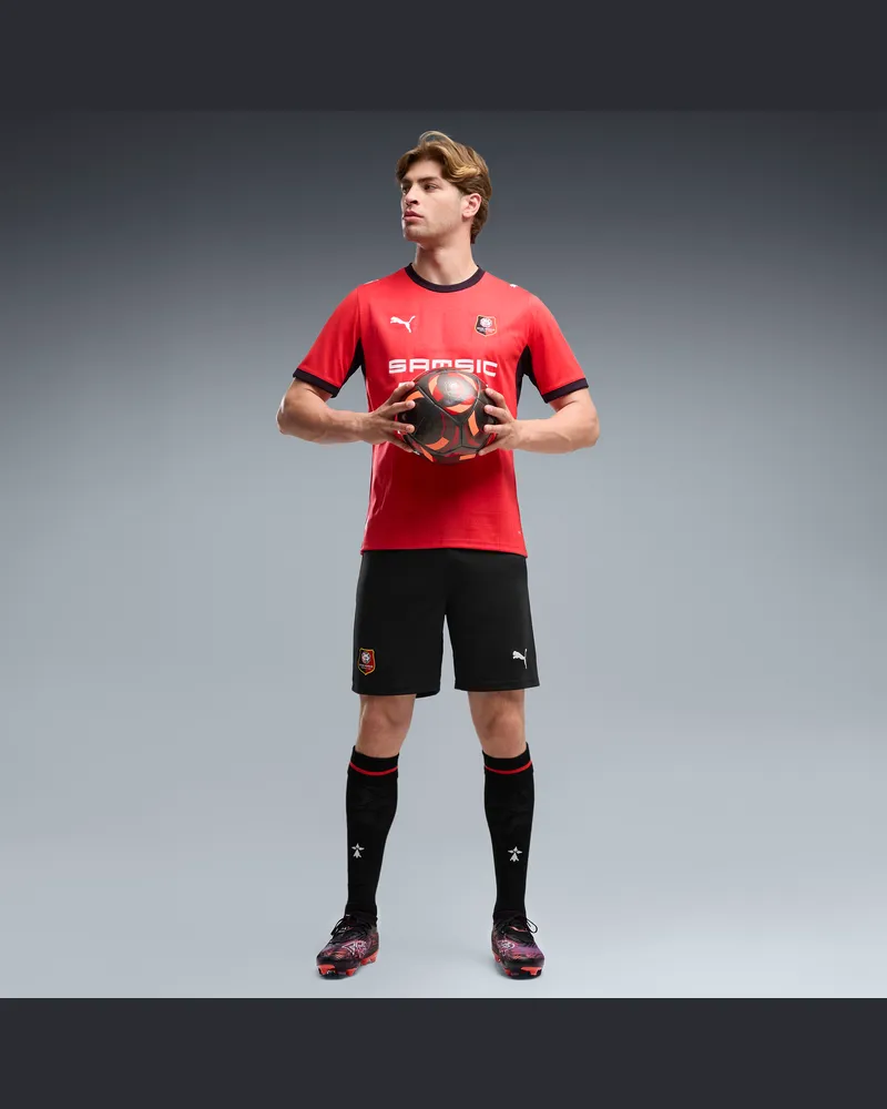 Puma Stade Rennais 26/27 Shorts Herren, Kleidung, Schwarz Schwarz