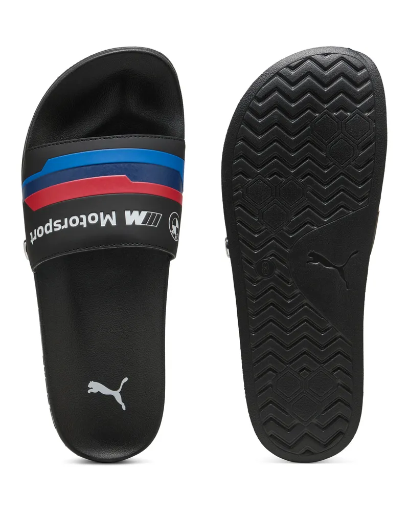 Puma BMW M Motorsport Logo Leadcat 2.0 Slides, Schuhe, Schwarz Schwarz
