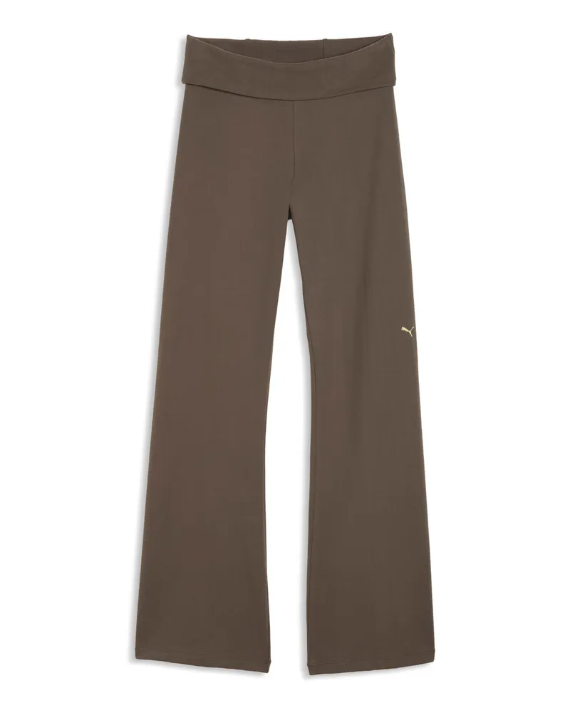 Puma x MADHAPPY Ausgestellte Hose Damen, Kleidung, Grau Grau