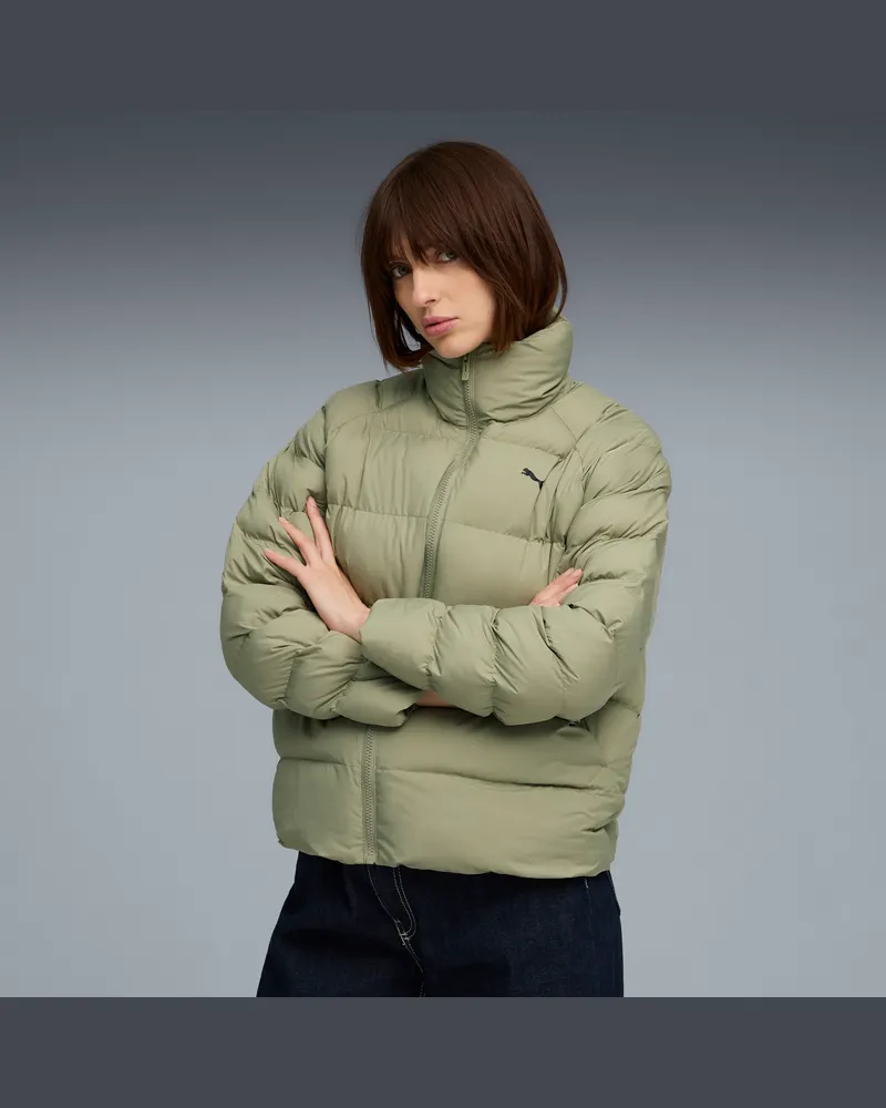 Puma Mono Jacke Damen, Kleidung, GrÃ¼n Grã¼n