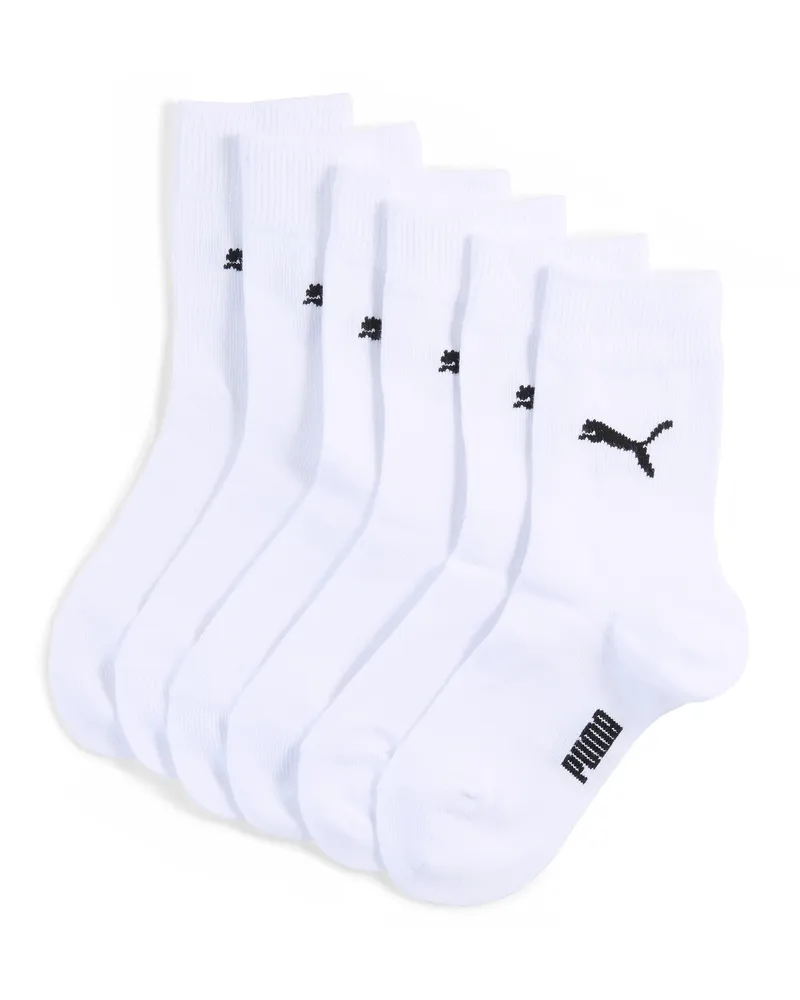 Puma Classic Socken Teenager (6er-Pack), Accessoires, Weiß Weiß
