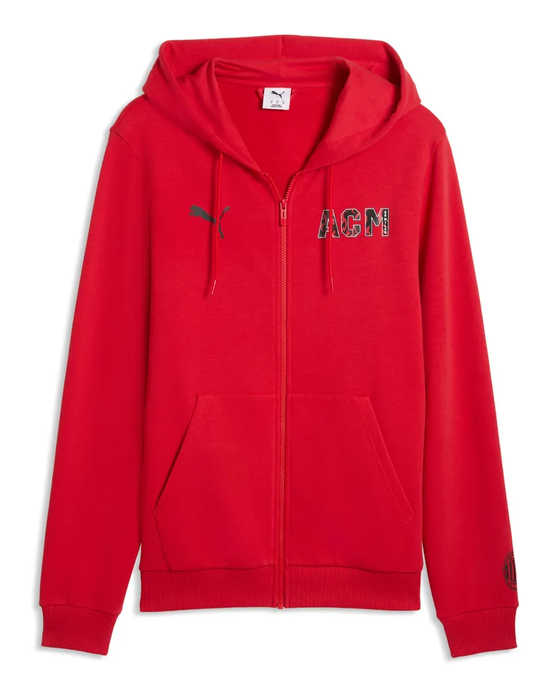 Puma AC Milan ftblCulture Kapuzenjacke Herren, Accessoires, Rot Rot