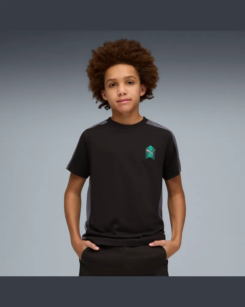 Puma Active Sports Graphic T-Shirt fÃ¼r Jugendliche, Kleidung, Schwarz Schwarz