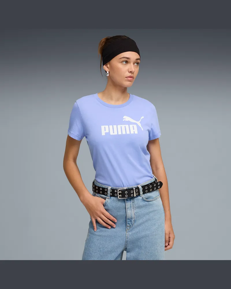 Puma ESS No. 1 Logo T-Shirt Damen, Kleidung, Lila Lila