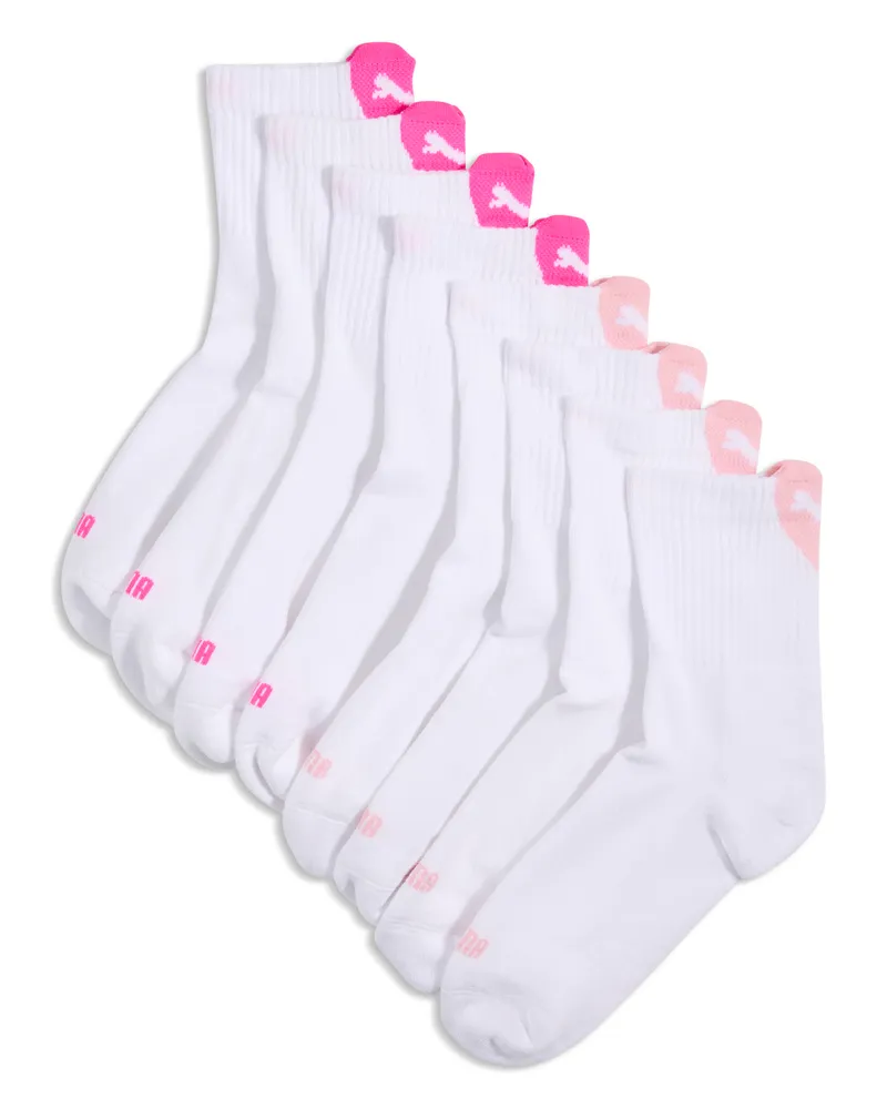 Puma Kurze Socken Damen (4er-Pack), Kleidung, Weiß Weiß