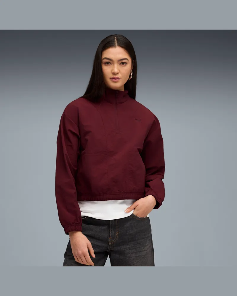 Puma HER Relaxed Sweatshirt Damen, Accessoires, Rot Rot