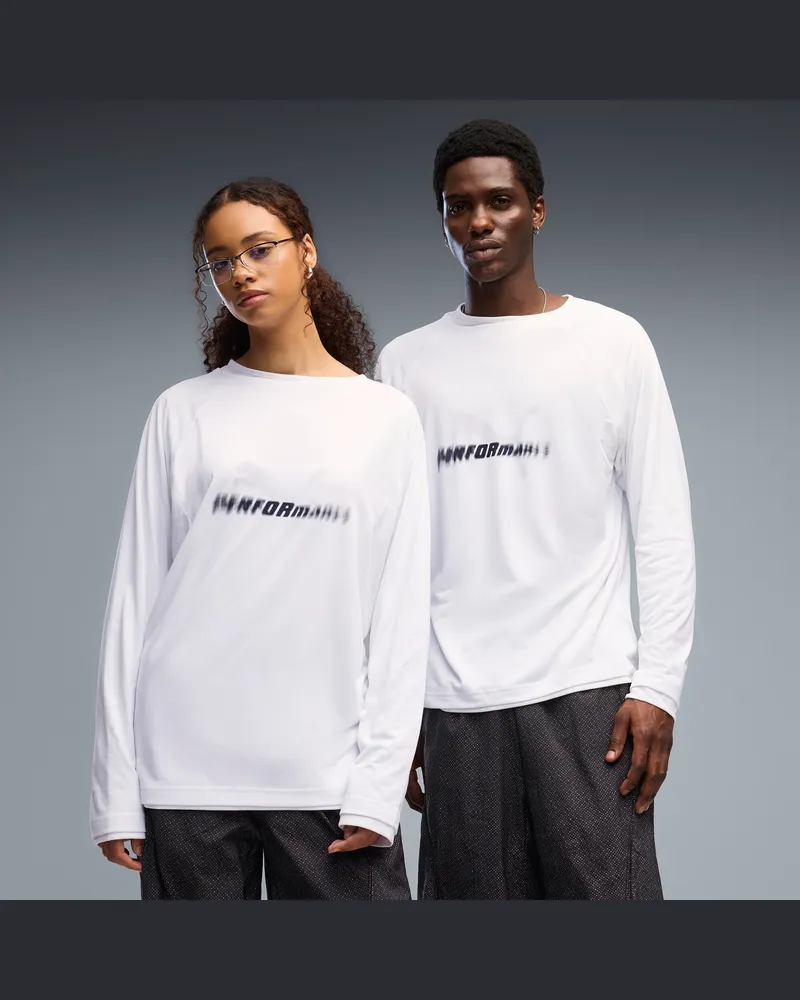 Puma CLRT Langarmshirt Unisex, Accessoires, Weiß Weiß