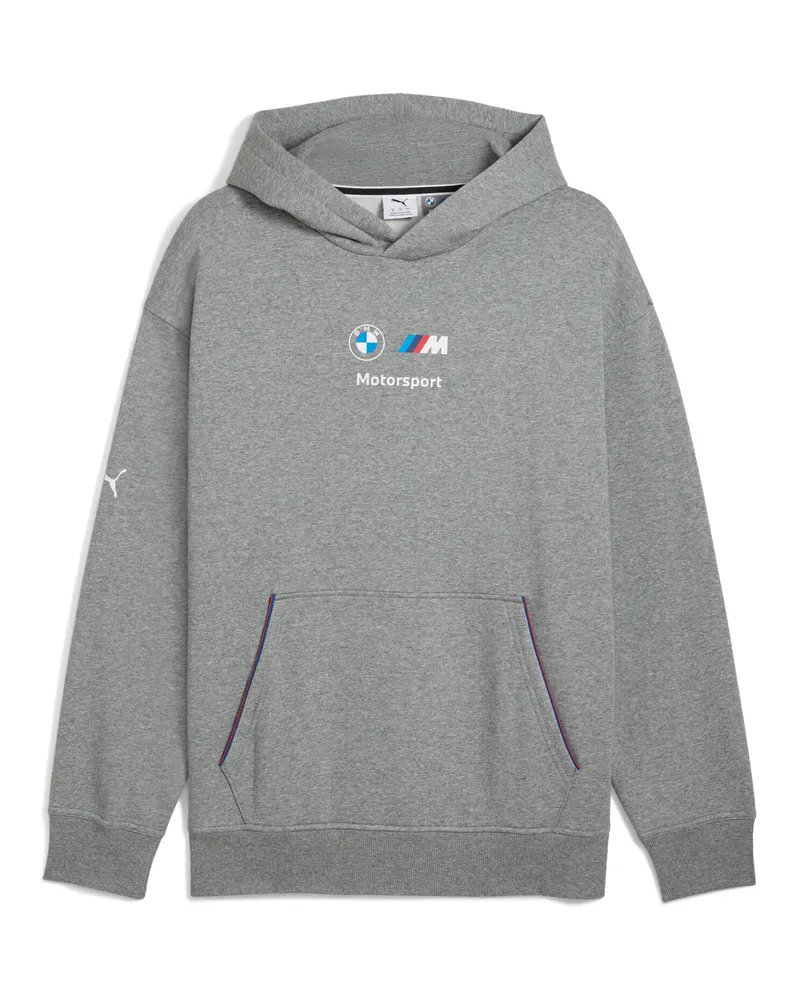 Puma BMW M Motorsport Essentials Fleece Hoodie für Herren, Accessoires, Grau Grau