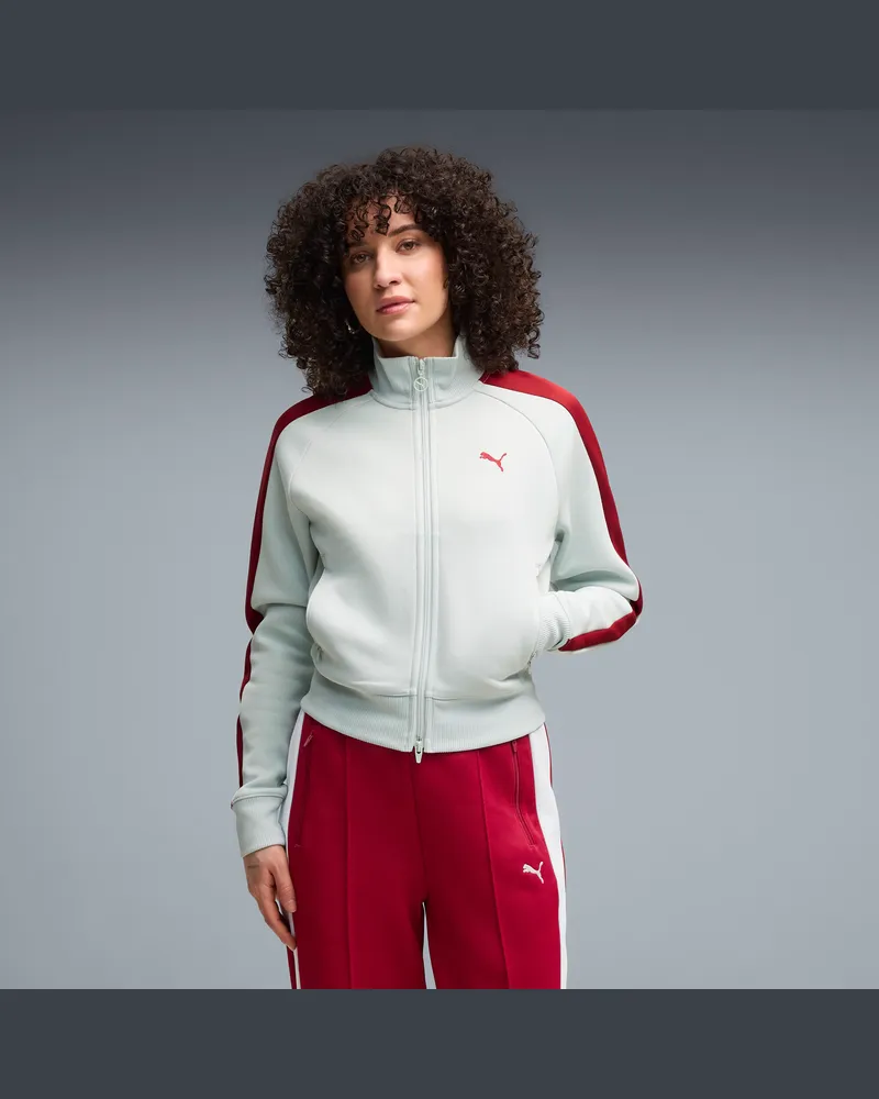 Puma T7 ALWAYS ON Kurze Trainingsjacke Damen, Kleidung, Grün Grün