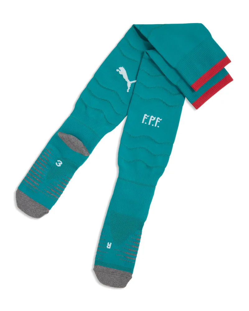 Puma Portugal 2026 Graphic FuÃŸballsocken Herren, Kleidung, GrÃ¼n Grã¼n