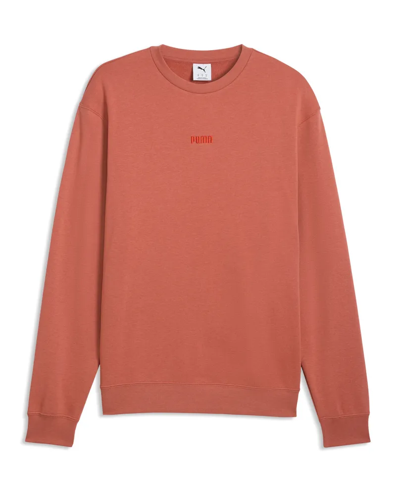 Puma Essentials Elevated Sweatshirt Herren, Kleidung, Rot Rot