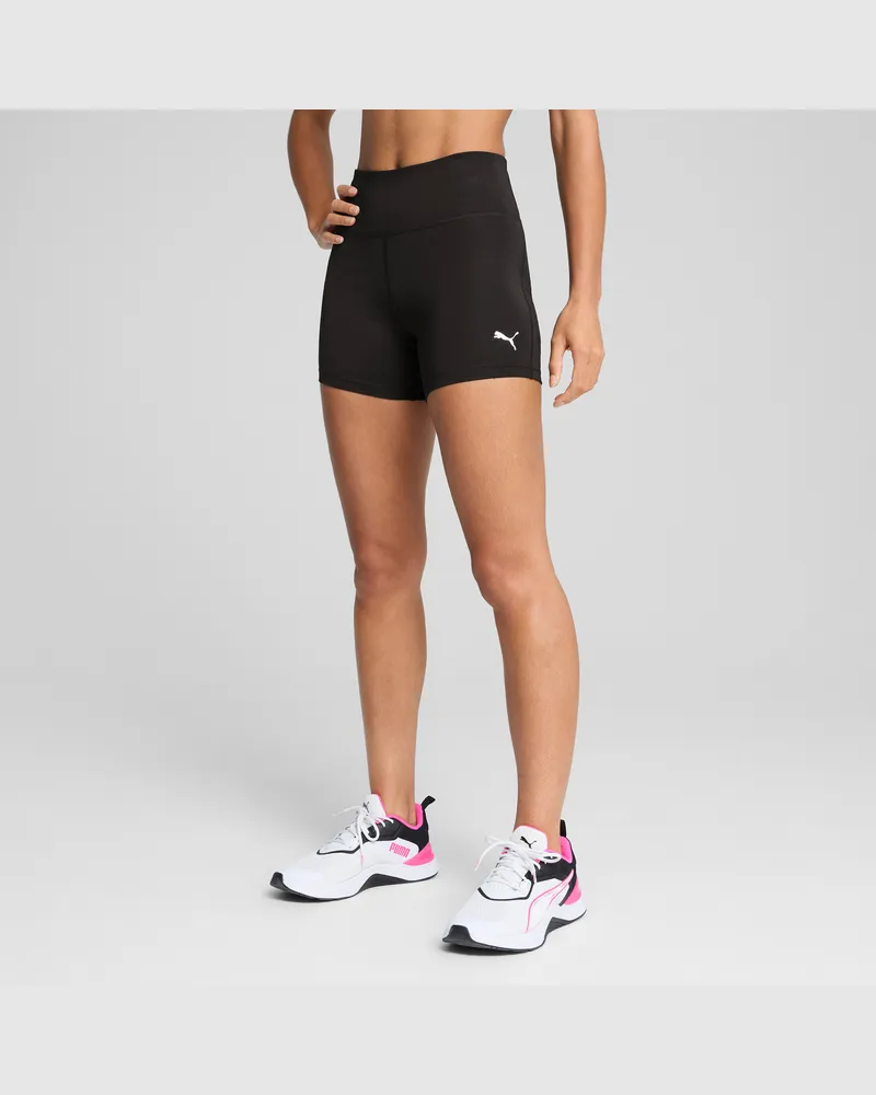 Puma TAD ESSENTIALS 5" Radlerhose Damen, Kleidung, Schwarz Schwarz