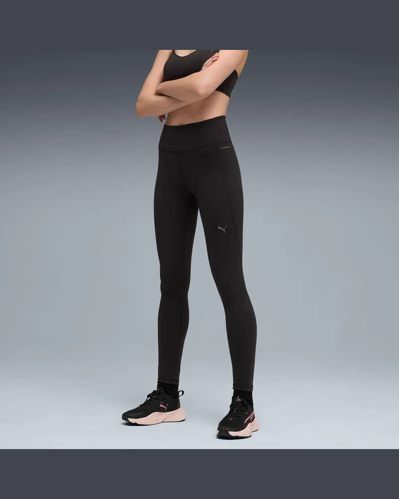 Puma CLOUDSPUN High-Waist-Leggings Damen, Kleidung, Schwarz Schwarz