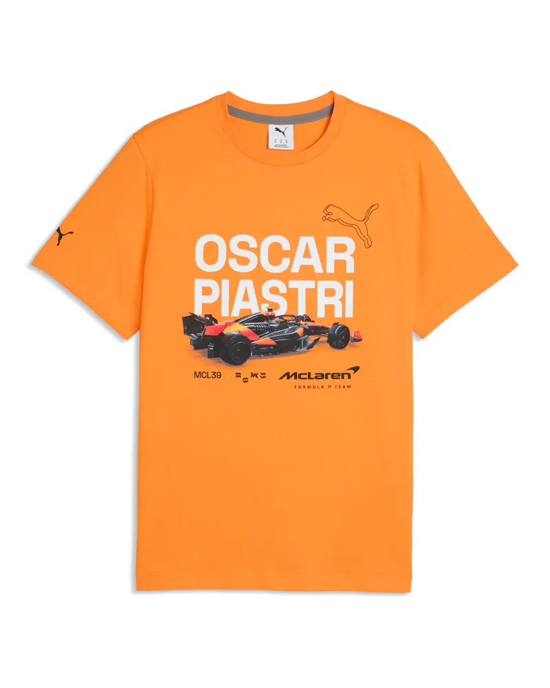 Puma McLAREN RACING Driver Piastri T-Shirt Herren, Accessoires Orange