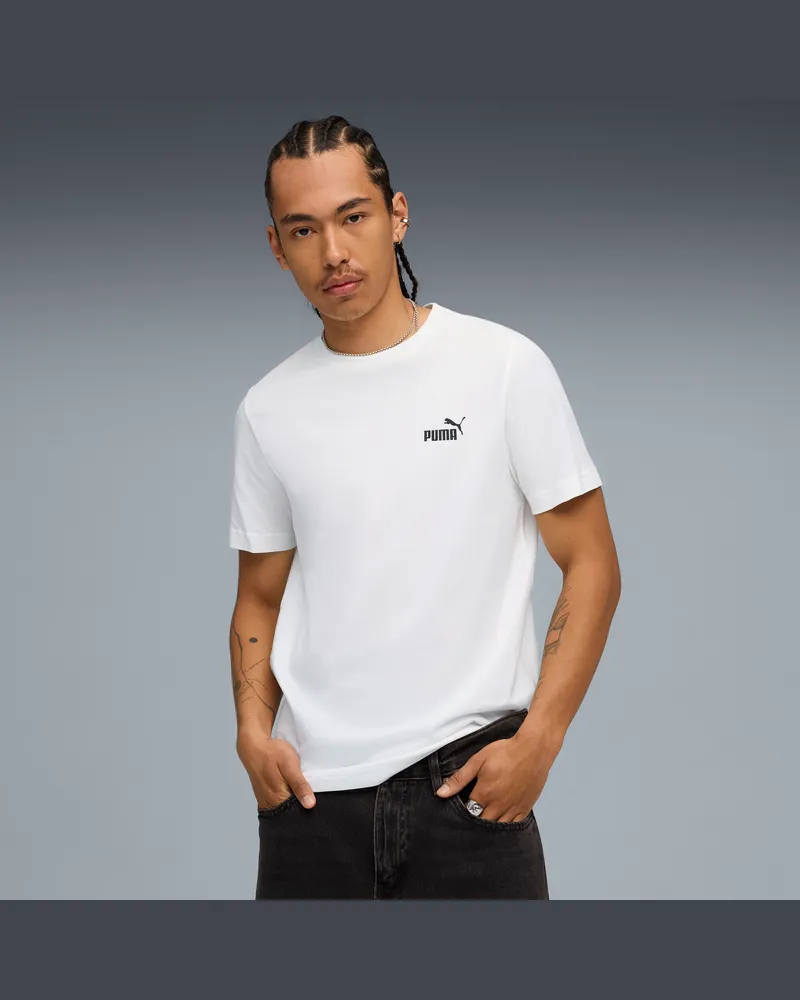 Puma Graphic T-Shirt für Herren, Kleidung, Weiß Weiß