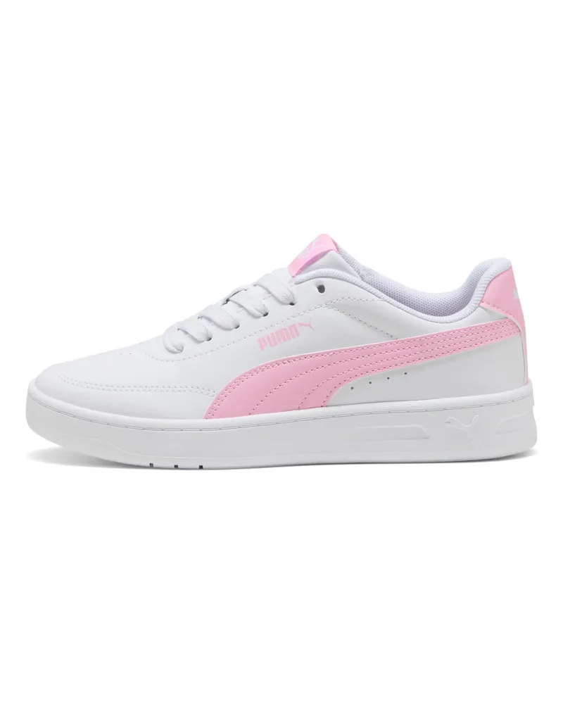 Puma Court Classic Clean Sneakers Teenager, Schuhe, Weiß Weiß