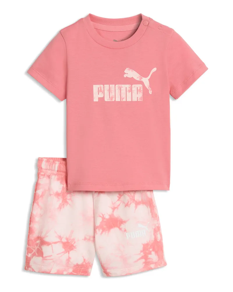 Puma Essentials Tie-dye T-Shirt and Shorts im Set Baby, Accessoires, Rosa Rosa