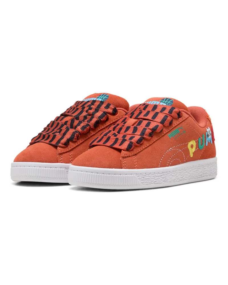 Puma Suede XL Sporty Cats Sneakers Kinder, Accessoires Orange