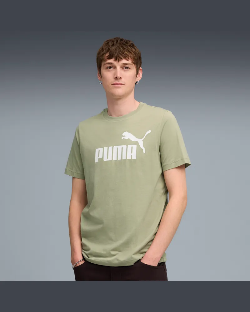 Puma ESS No. 1 Logo T-Shirt Herren, Kleidung, Grün Grün